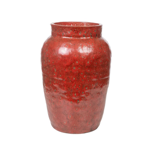 Vase Romimex White Terracotta Rustic 20 x 30 x 20 cm