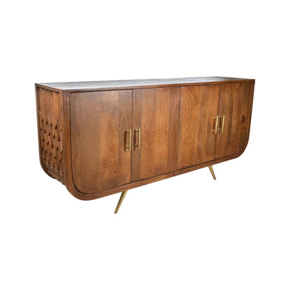 Sideboard Romimex Brown Mango wood 41 x 75 x 151 cm