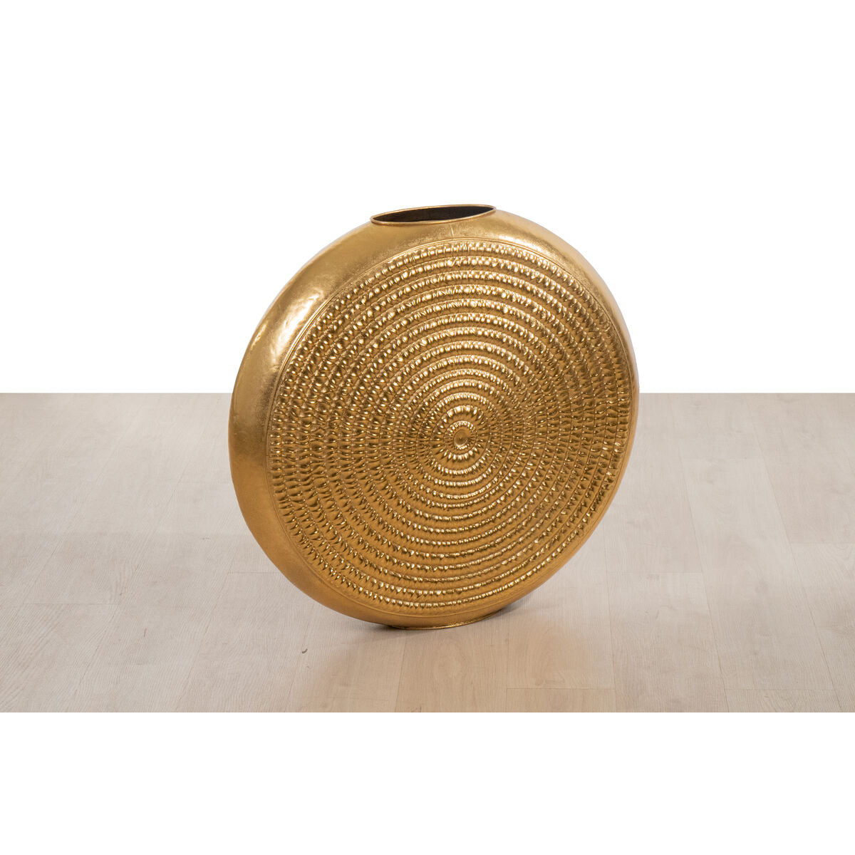 Vase Romimex Golden Metal Circle 80 x 77 x 24 cm