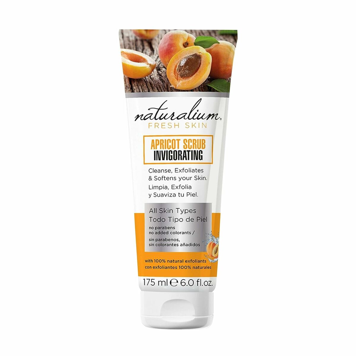 Body Exfoliator Naturalium Fresh Skin 175 ml Apricot - Cleansers and exfoliants - Naturalium - Default Title