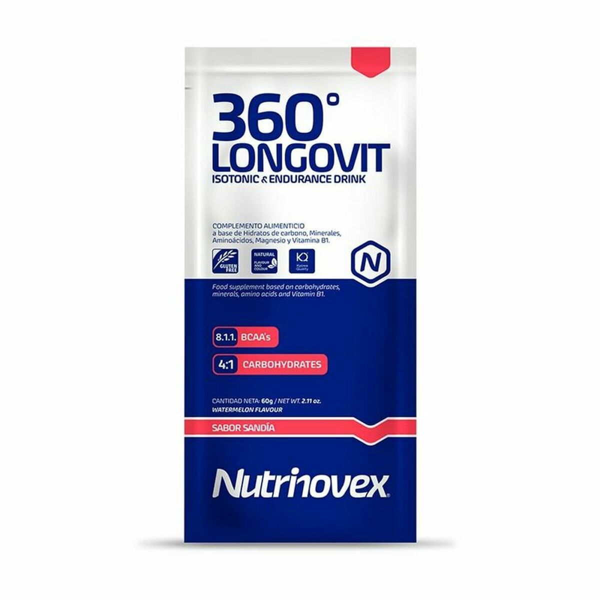 Energiajuoma Longovit 360 Nutrinovex N0307 Vesimeloni