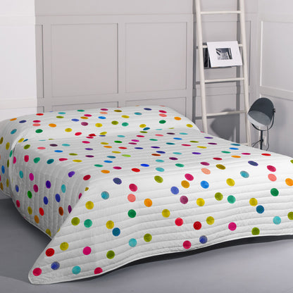 Bedspread (quilt) HappyFriday HF Confetti Multicolour 180 x 260 cm