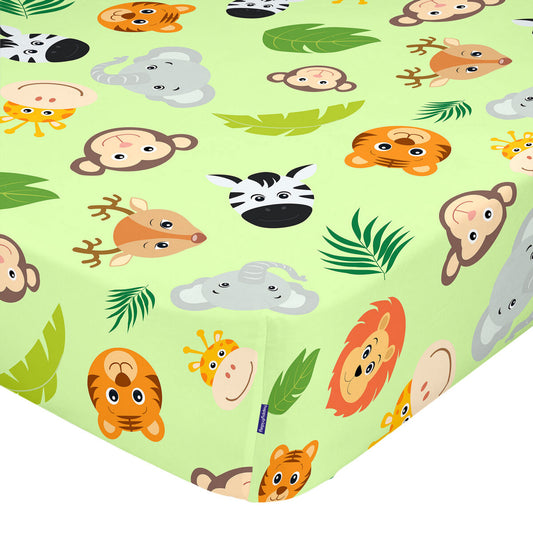 Fitted sheet HappyFriday MR FOX Multicolour 105 x 200 x 32 cm