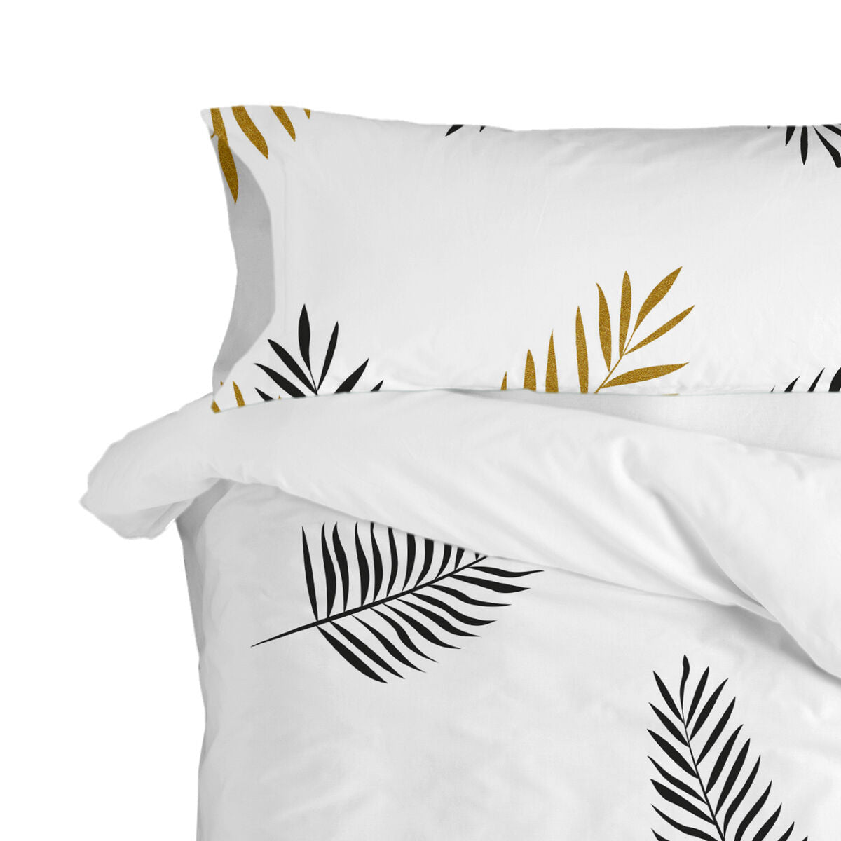 Pillowcase HappyFriday Blanc Foliage Multicolour 45 x 125 cm HappyFriday