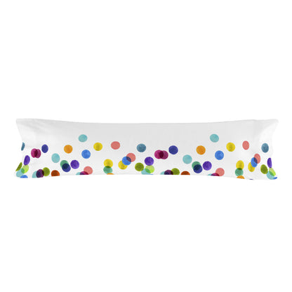 Pillowcase HappyFriday Confetti Multicolour 45 x 155 cm HappyFriday