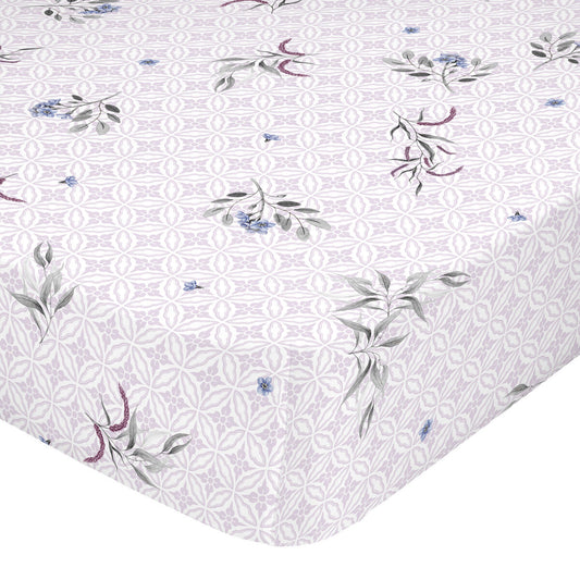 Fitted sheet HappyFriday Delicate bouquet Multicolour 160 x 200 x 32 cm