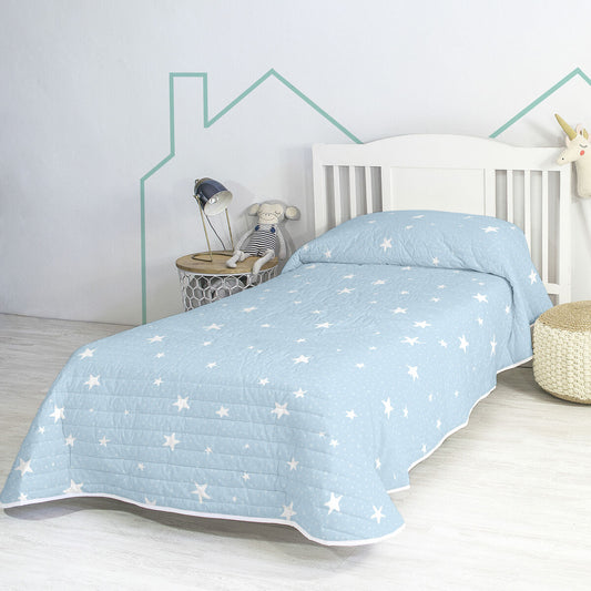 Bedspread (quilt) HappyFriday BASIC KIDS Blue 180 x 260 cm