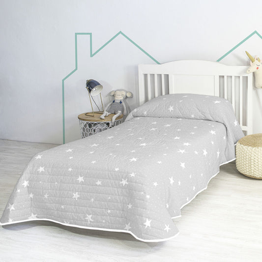 Bedspread (quilt) HappyFriday BASIC KIDS Grey 180 x 260 cm