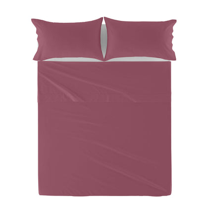 Top sheet HappyFriday Basic Magenta 210 x 270 cm