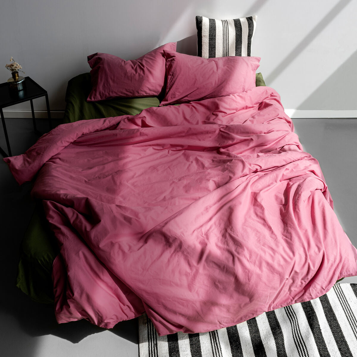 Nordic cover HappyFriday BASIC Magenta 260 x 240 cm