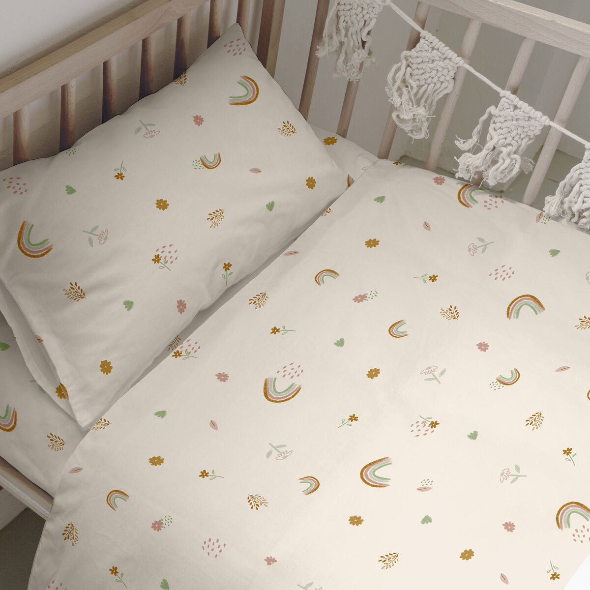 Duvet cover set HappyFriday HAPPYFRIDAY MINI Multicolour Baby Crib 28 x 2 x 38 cm HappyFriday