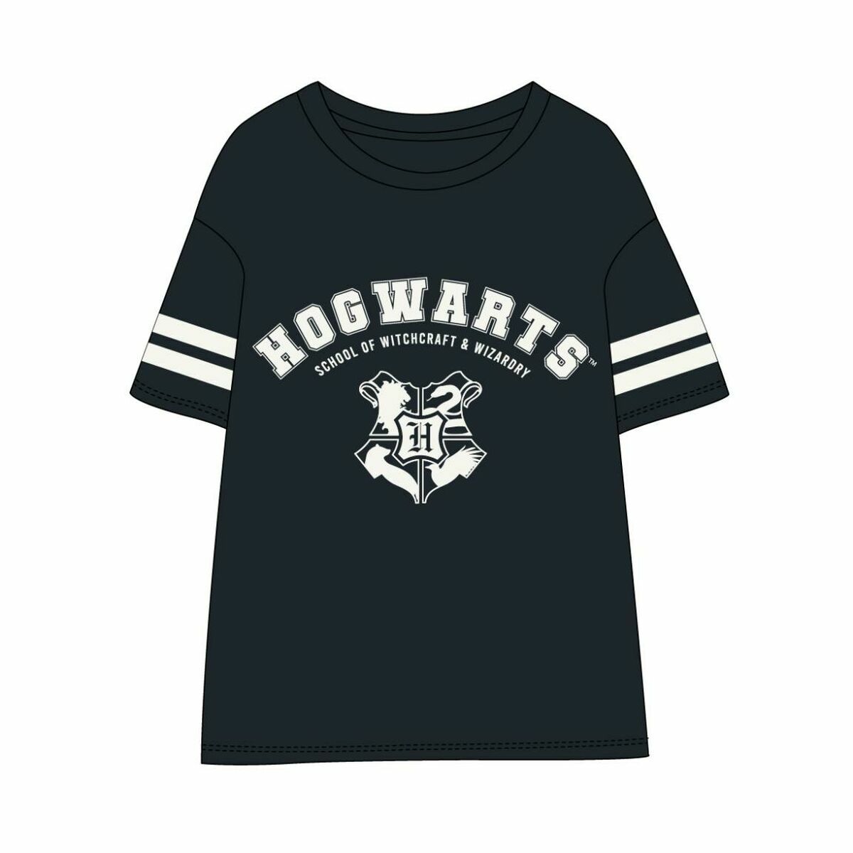 Women’s Short Sleeve T-Shirt Harry Potter Dark blue Harry Potter