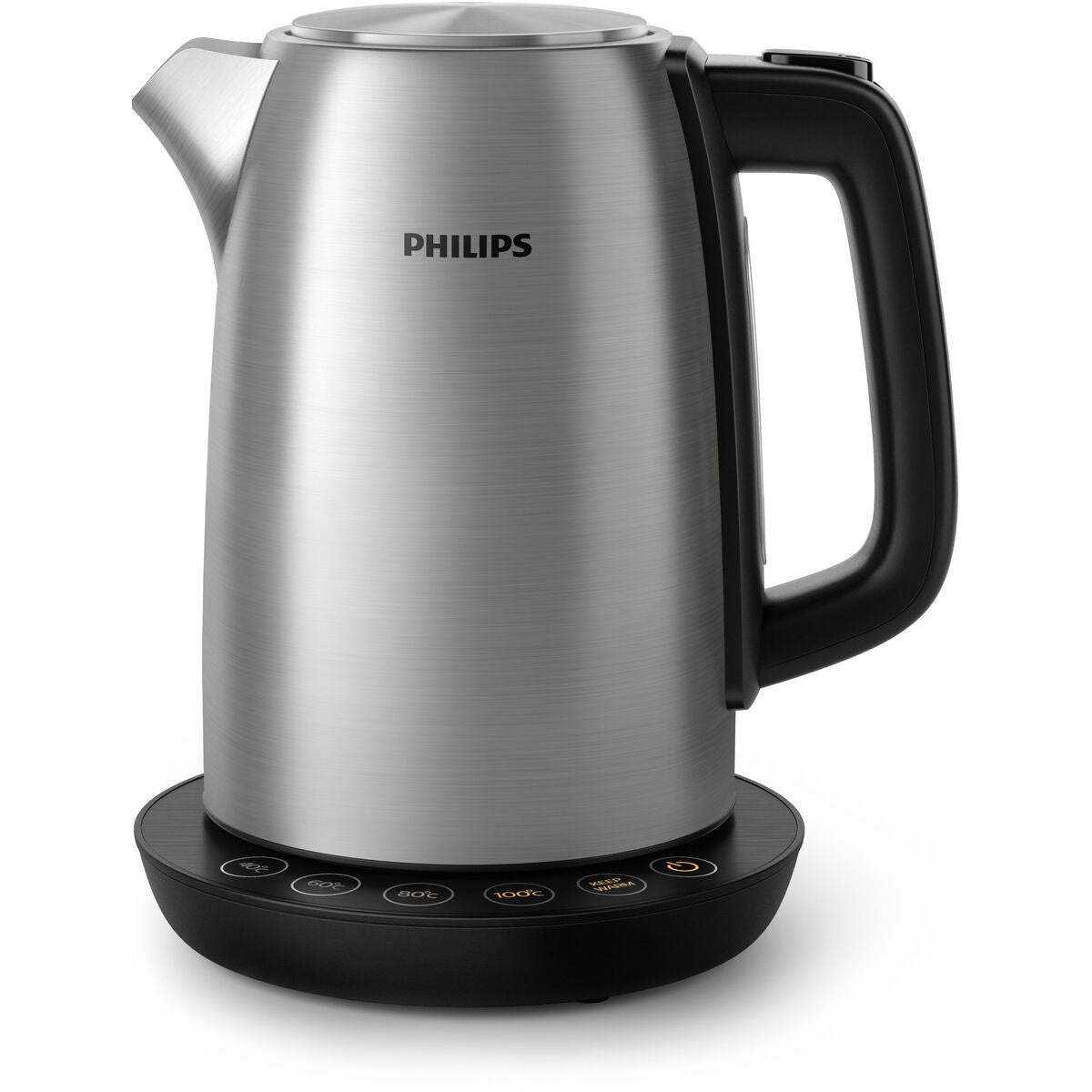 Vedenkeitin Philips HD9359/90 Ruostumaton teräs 2200 W Musta metalli 1,7 L