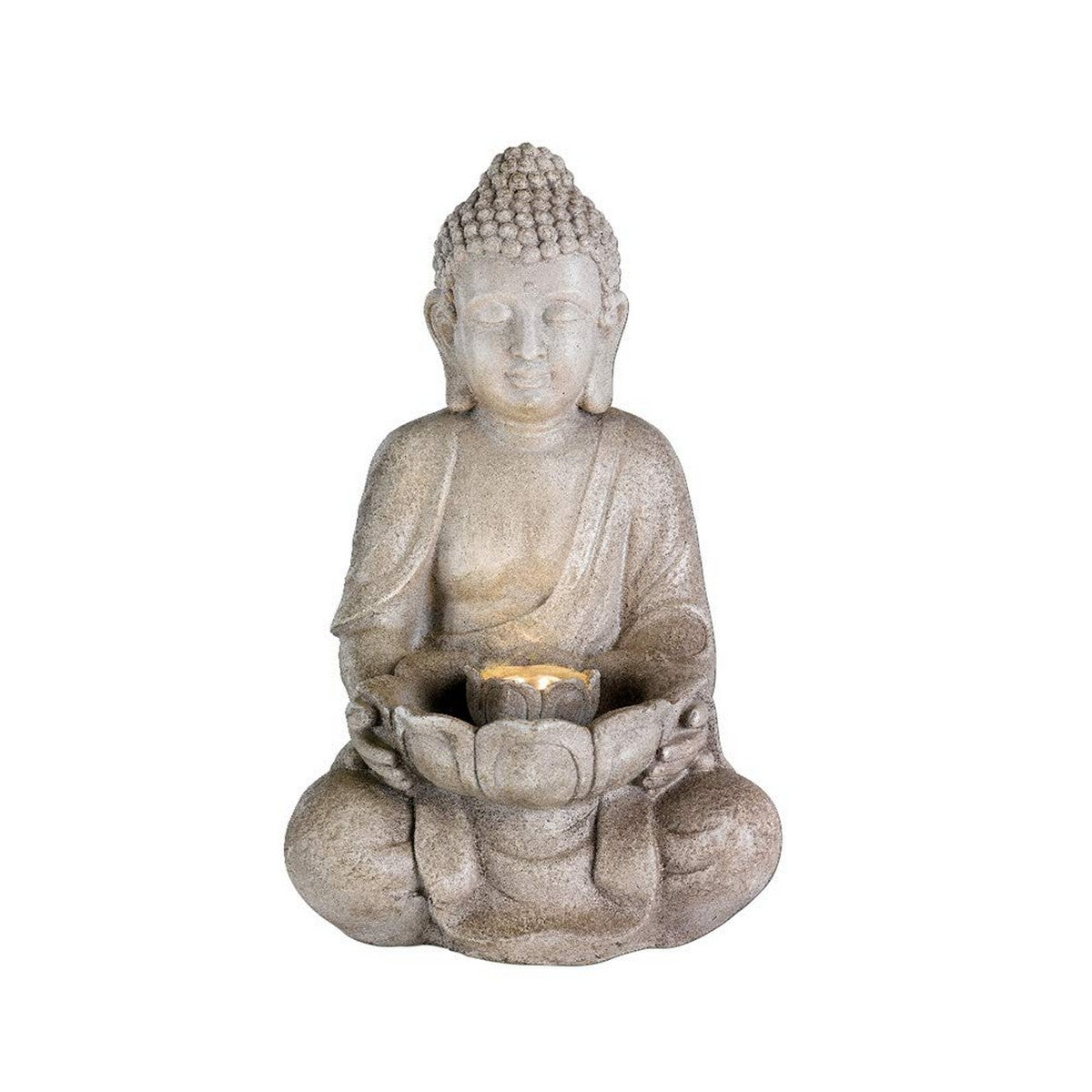 Garden fountain Lumineo Buddha Ceramic (28 x 29,5 x 45 cm)