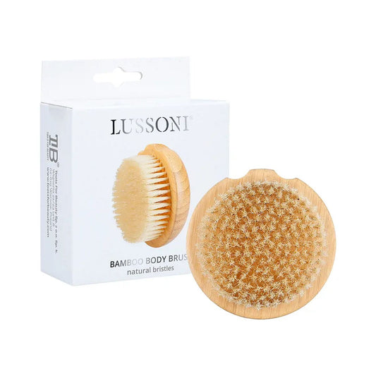 Cleansing and Exfoliating Brush Lussoni Bamboo Circular