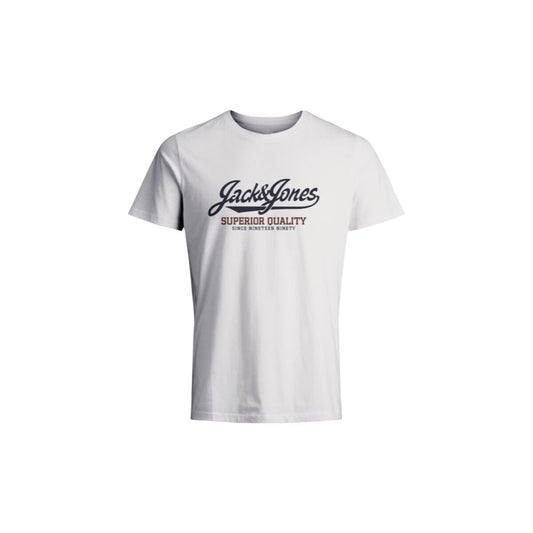 Men’s Short Sleeve T-Shirt Jack & Jones JPRBLUHUDSON SS TEE CREW NECK FST 12265185 White