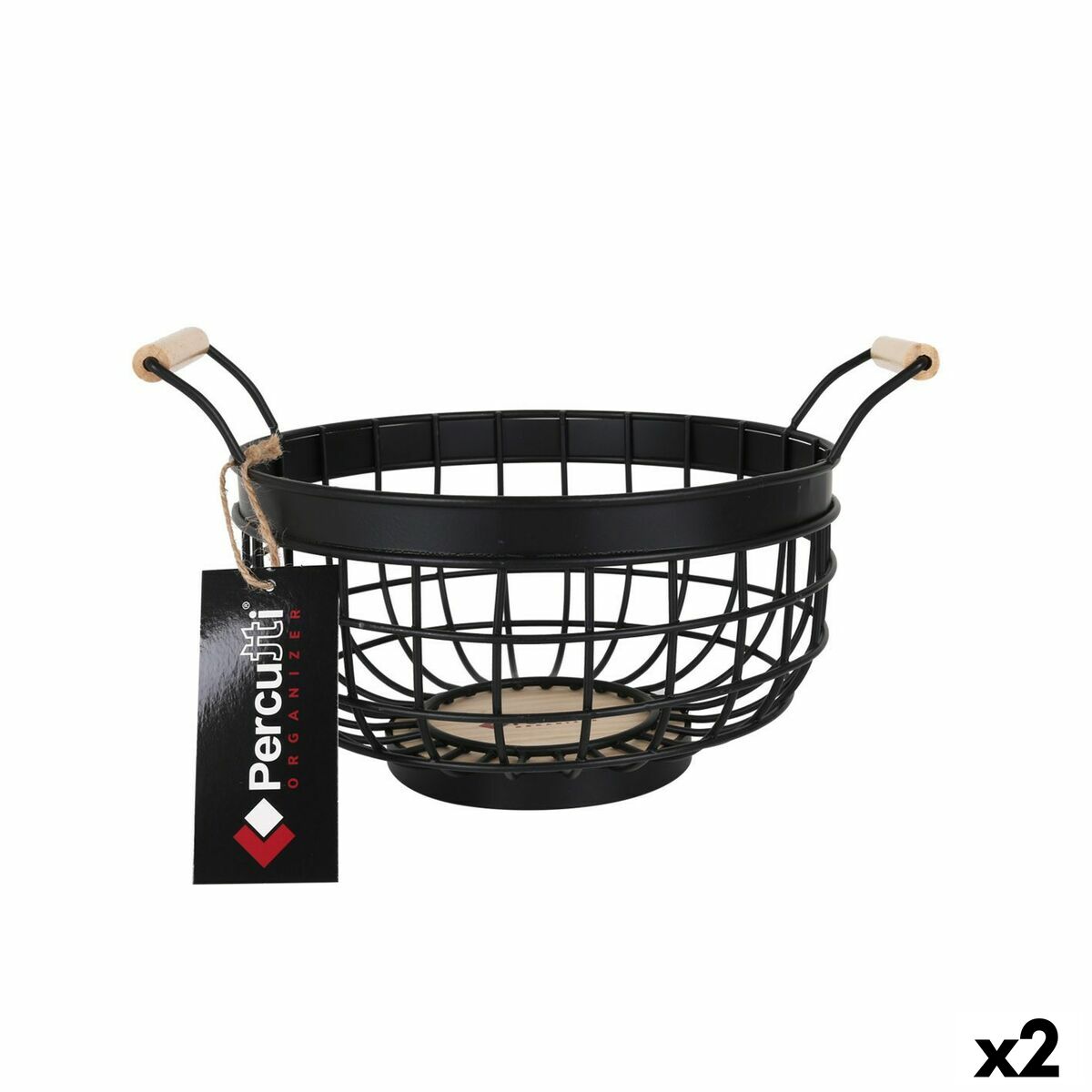 Hedelmäkulho Percutti Black (2 yksikköä)