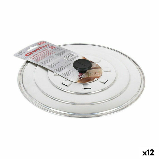 Frying Pan Lid with Steam Holes Quttin Aluminium Ø 32,5 cm (12 Units)