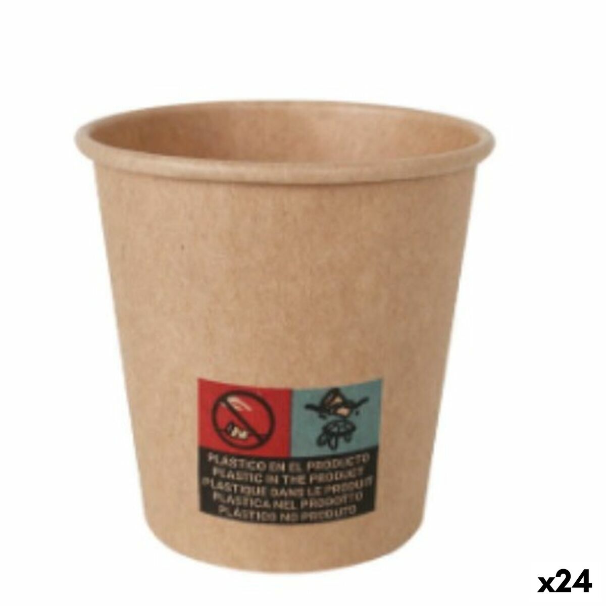 Lasisarja Algon Cardboard Kertakäyttöinen 120 ml 24 Kpl (100 Kpl)