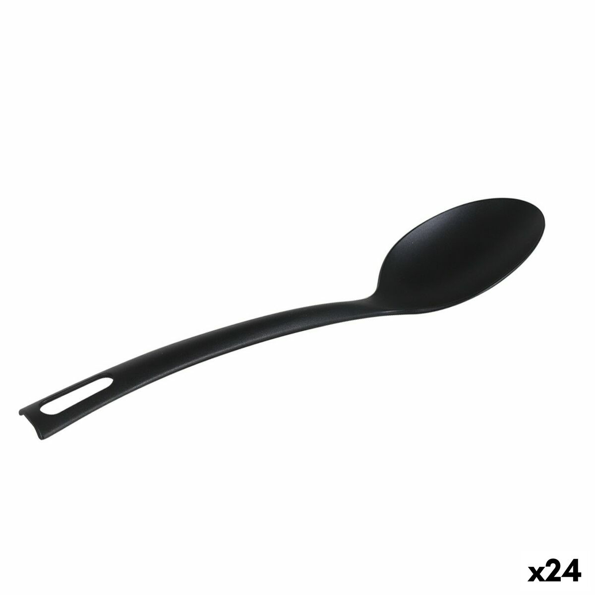 Kauha Quttin Nylon Black 29 x 6 cm (24 yksikköä)