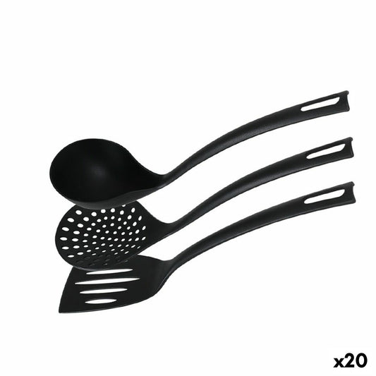 Keittiövälinesarja Quttin Nylon Black 3 kpl (20 kpl)