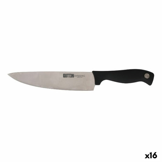 Keittiöveitsi Quttin Dynamic Black Silver 20 cm (16 yksikköä)