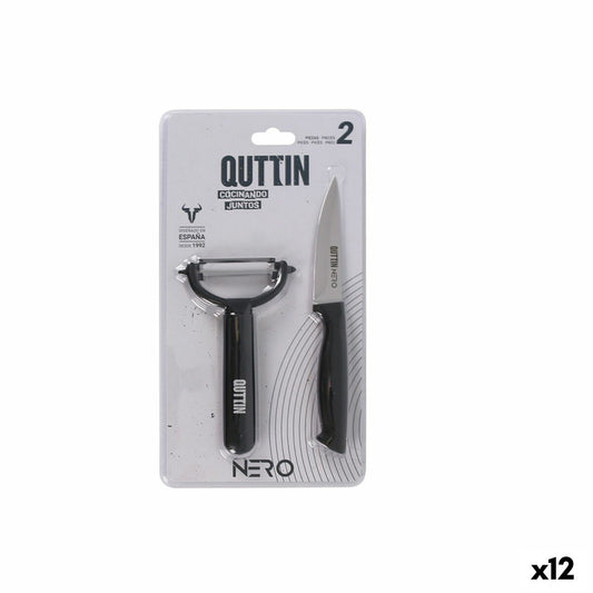 Keittiösetti Quttin Nero Black 2 kpl (12 kpl)