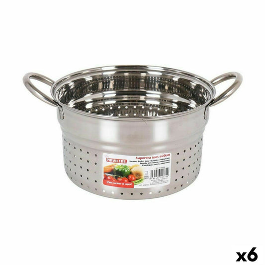 Food Steamer Privilege Pan Ø 22 x 29 x 14,5 cm (6 yksikköä)