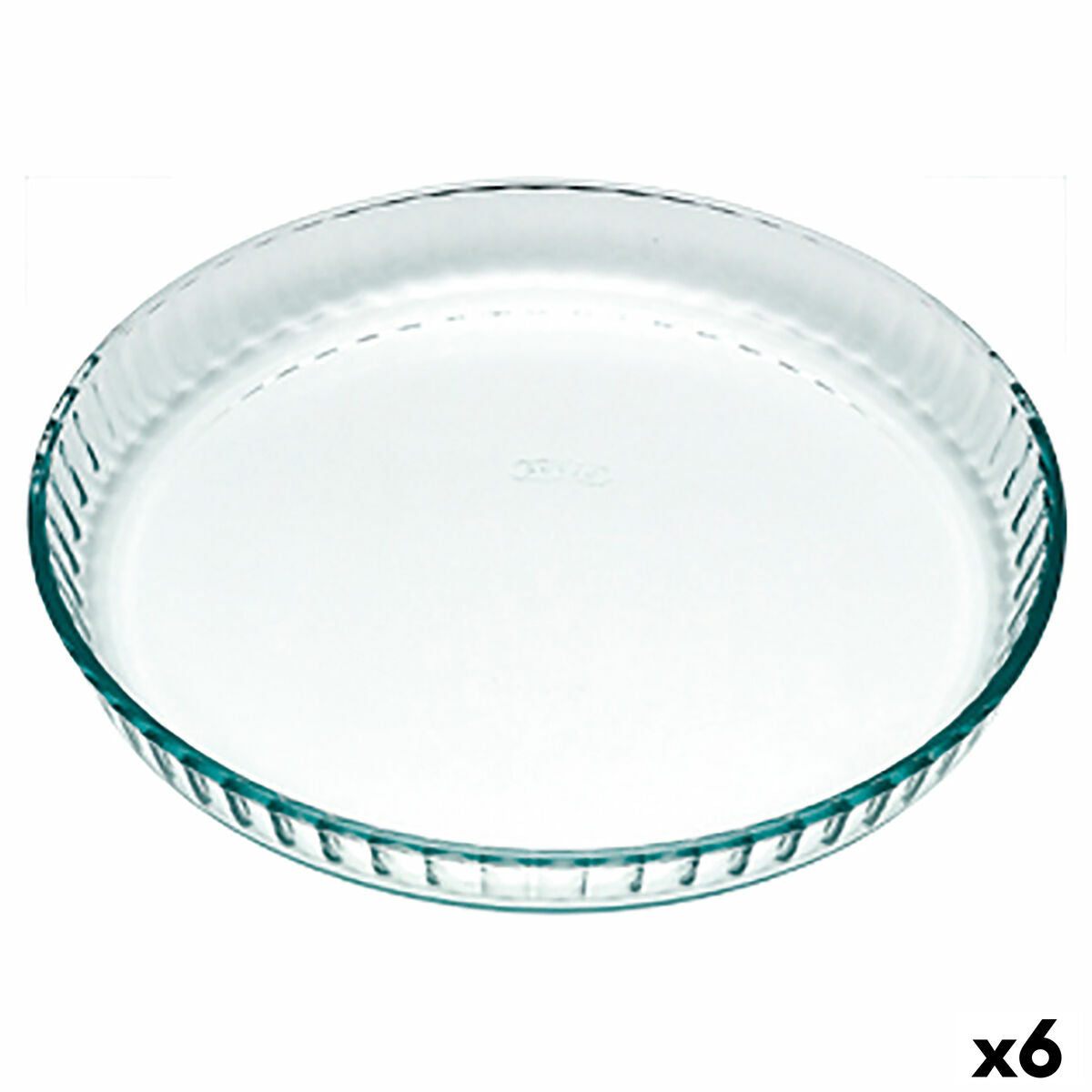 Kakkumuotti Pyrex Classic Vidrio läpinäkyvä lasi litteä pyöreä 25 x 25 x 4 cm 6 kpl