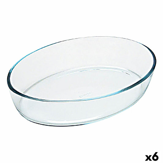 Uuniastia Pyrex Classic Vidrio läpinäkyvä lasi soikea 35 x 24 x 7 cm (6 yksikköä)