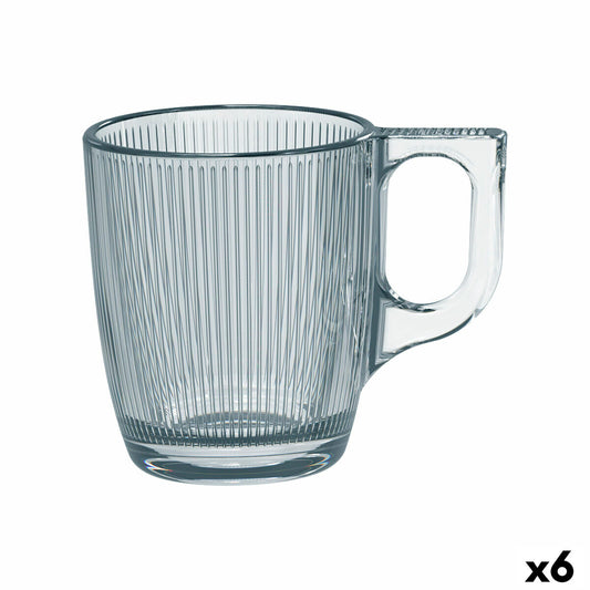 Cup Luminarc Stripy läpinäkyvä lasi 90 ml (6 yksikköä)