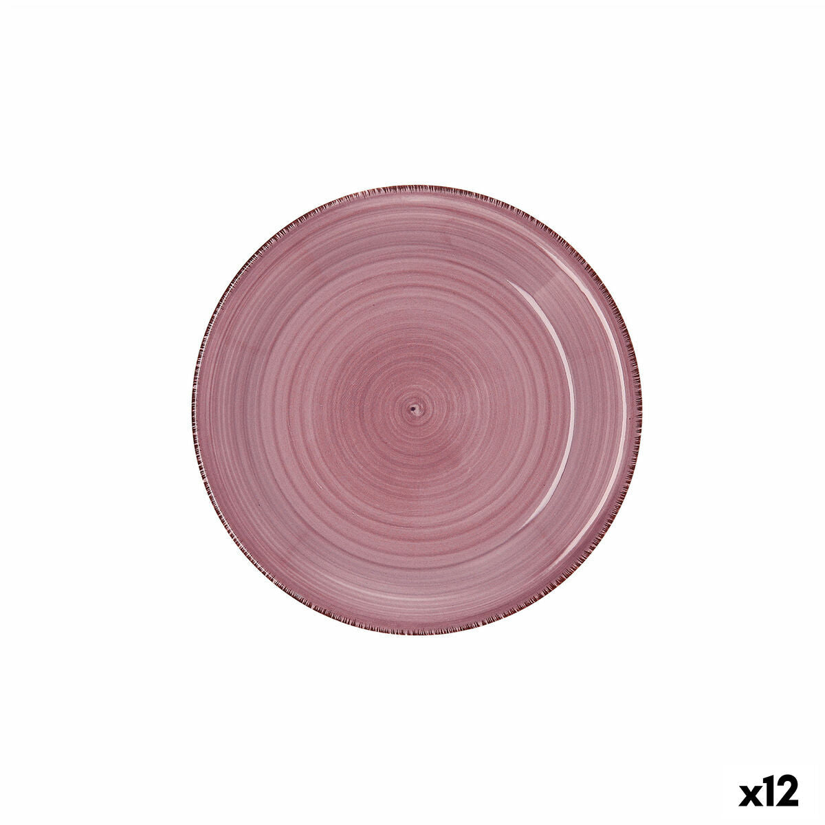 Jälkiruoka-astia Quid Vita Peoni Pink Ceramic 19 cm (12 yksikköä)