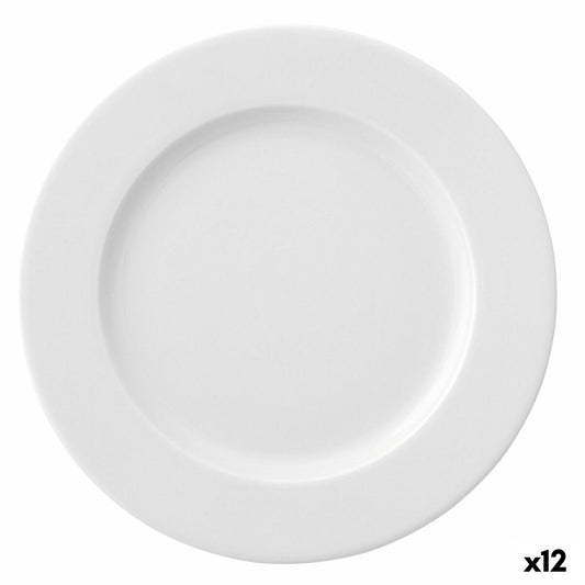 Tasolevy Ariane Prime Ceramic White (24 cm) (12 yksikköä)