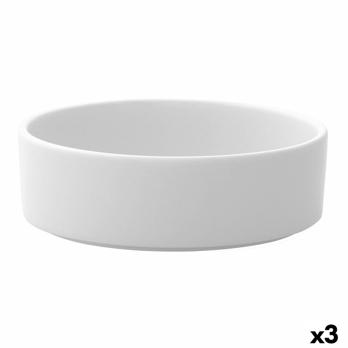 Salaattikulho Ariane Prime Ceramic White Ø 21 cm (3 yksikköä)