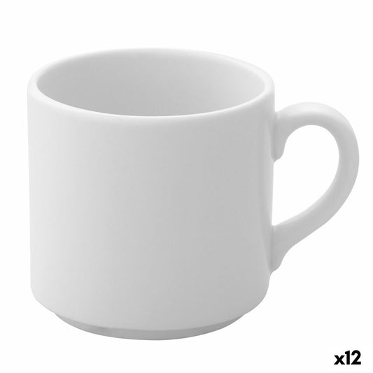 Cup Ariane Prime Coffee White Ceramic 200 ml (12 yksikköä)