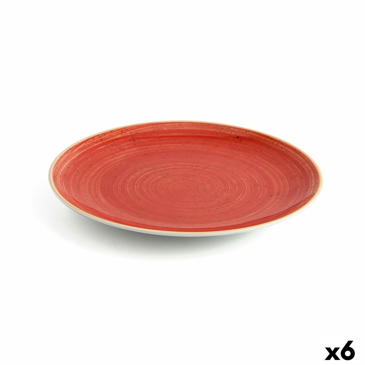 Tasolevy Ariane Terra Ceramic Red (24 cm) (6 yksikköä)