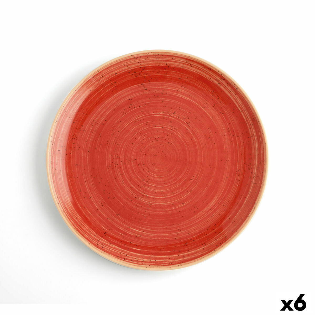 Tasolevy Ariane Terra Ceramic Red (Ø 29 cm) (6 yksikköä)