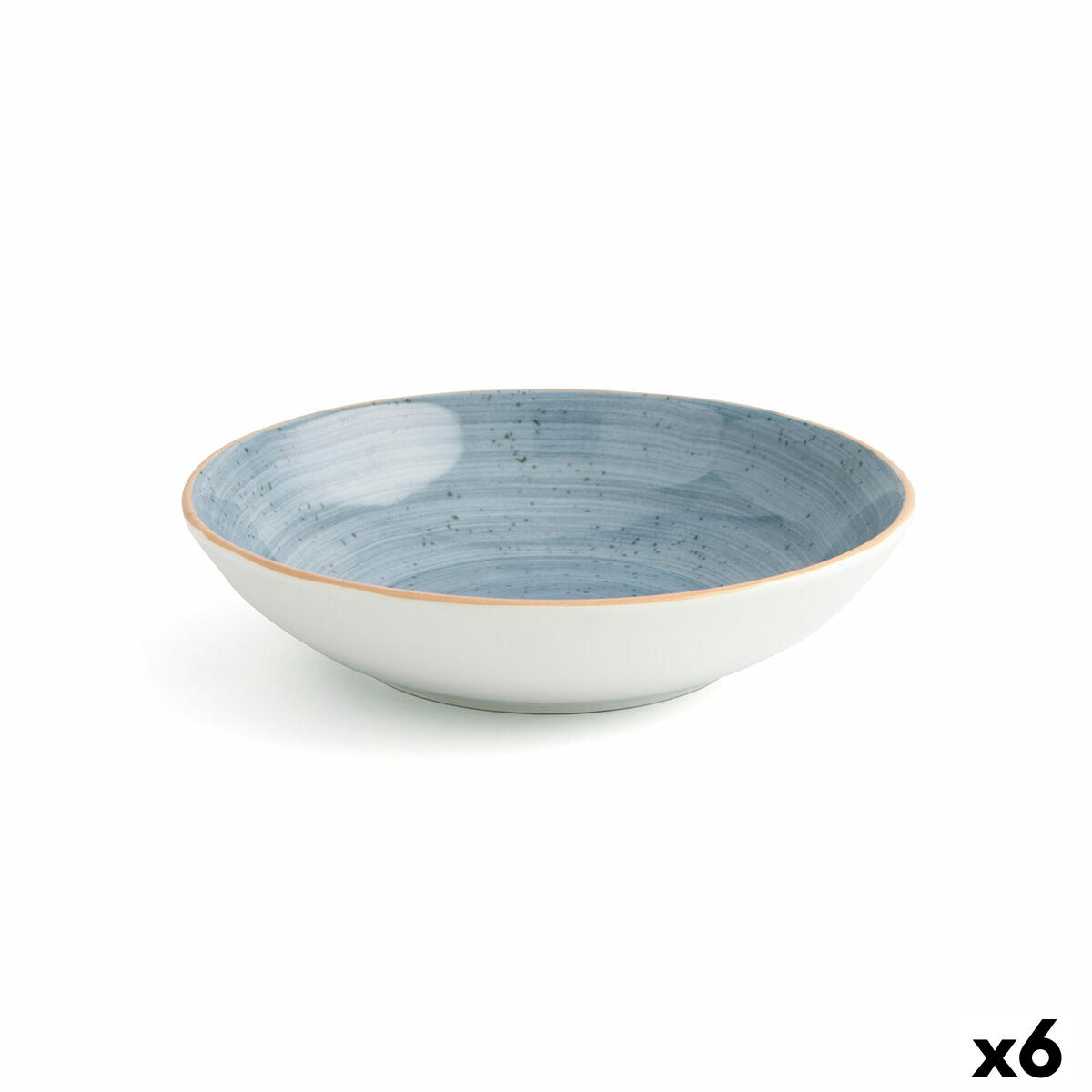 Deep Plate Ariane Terra Ceramic Blue (Ø 21 cm) (6 yksikköä)