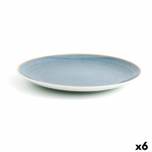 Tasolevy Ariane Terra Ceramic Blue (Ø 31 cm) (6 yksikköä)