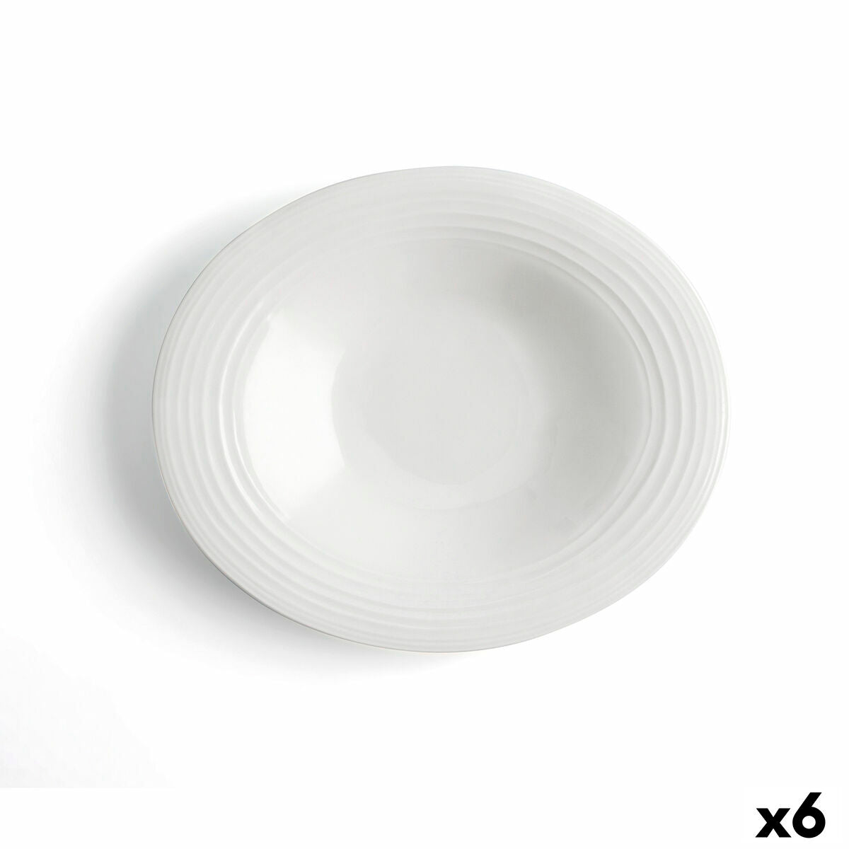 Syvä levy Ariane A'bordo Ceramic White (Ø 29 cm) (6 yksikköä)