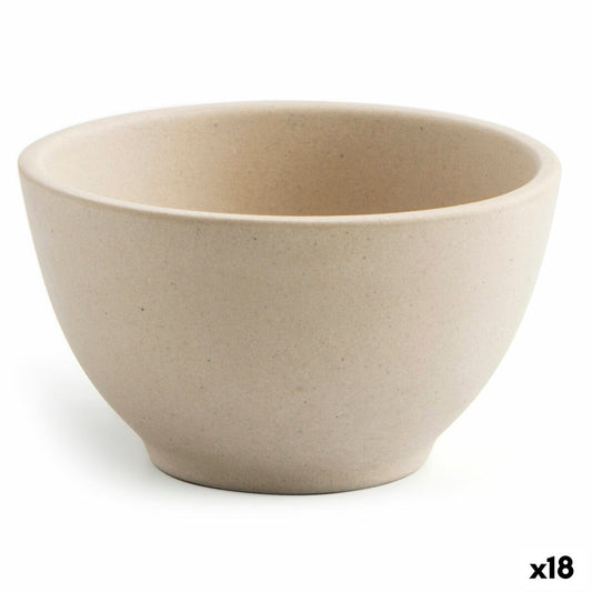 Kulho Quid Mineral Ceramic Beige (9 x 5 cm) (18 yksikköä)