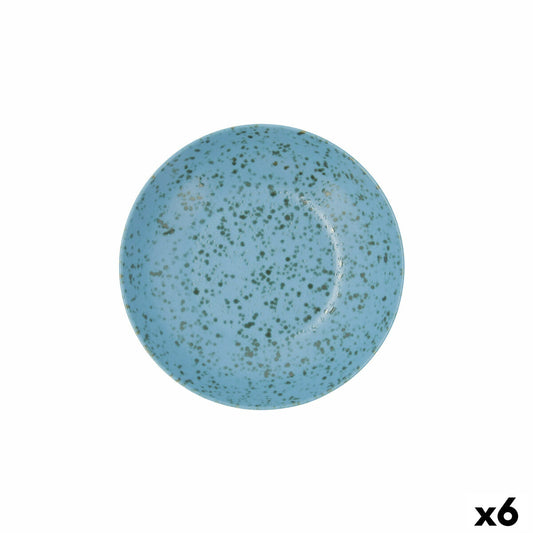 Deep Plate Ariane Oxide Ceramic Blue (Ø 21 cm) (6 yksikköä)