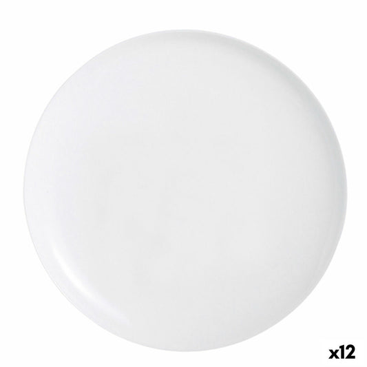 Pizzalautanen Luminarc Friends Time Valkoinen Lasi Ø 32 cm (12 yksikköä)