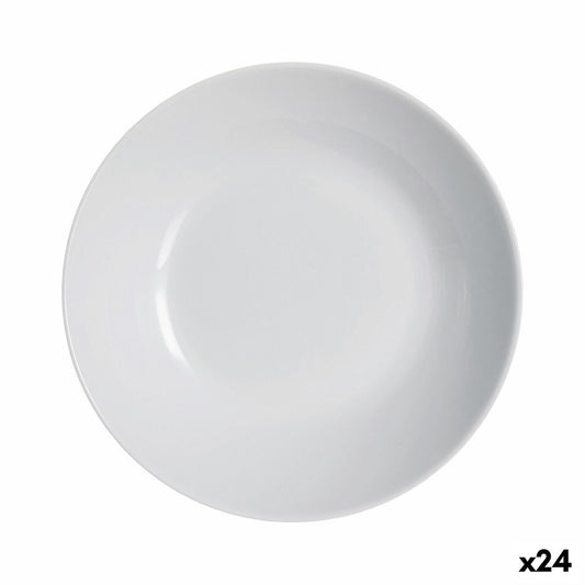 Deep Plate Luminarc Diwali Granit Grey karkaistu lasi (20 cm) (24 yksikköä)