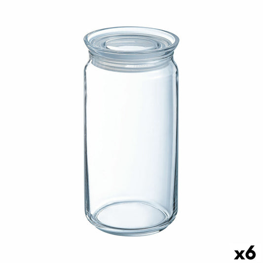 Jar Luminarc Pav läpinäkyvä silikonilasi (1,5 L) (6 kpl)