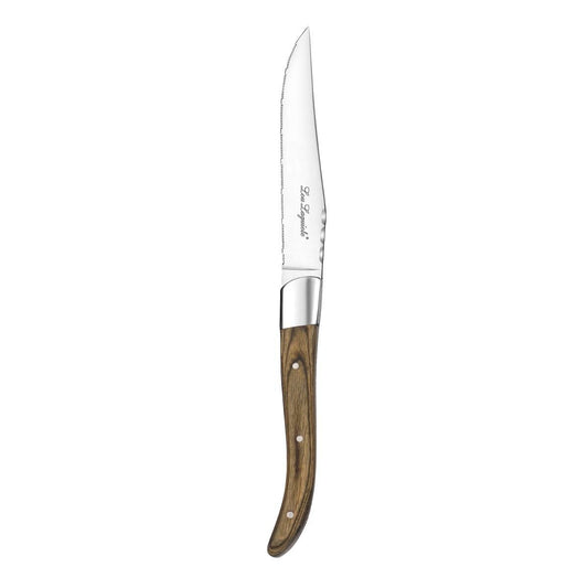 Knife Set Lou Laguiole Louis Meats Walnut Metal 6 Units 23 x 2 x 1 cm Lou Laguiole