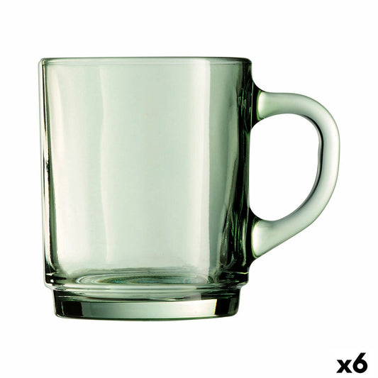 Cup Luminarc Alba Green Glass 250 ml (6 yksikköä)