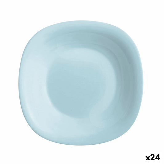 Deep Plate Luminarc Carine Paradise Blue Glass 21 cm (24 yksikköä)