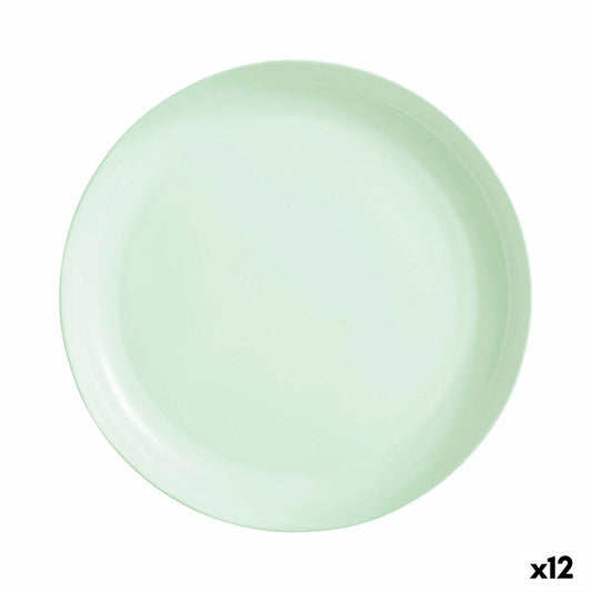 Deep Plate Luminarc Diwali Paradise Green Glass 29 cm (12 yksikköä)