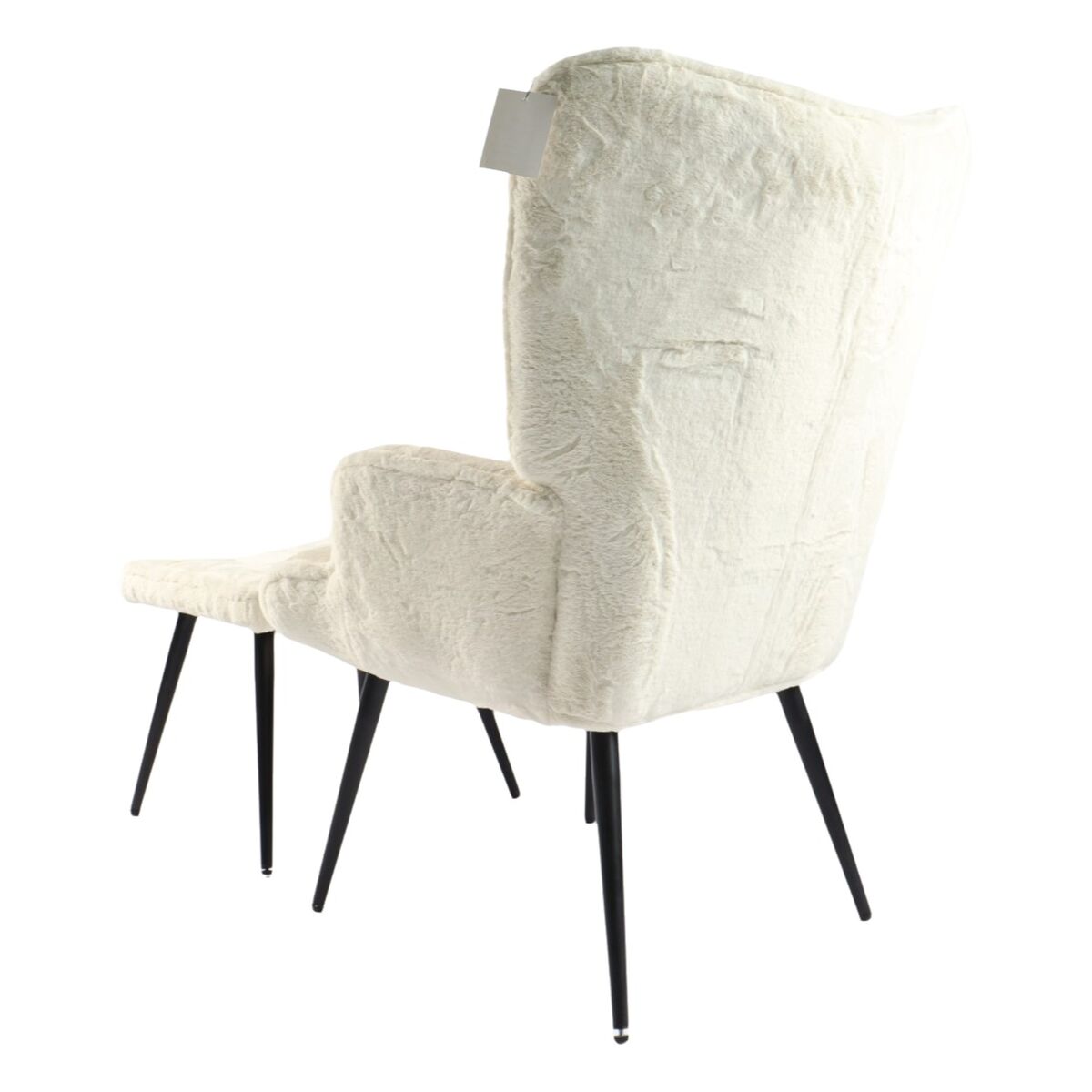 Armchair Home ESPRIT White Polyester Metal 72 X 74 X 97 cm